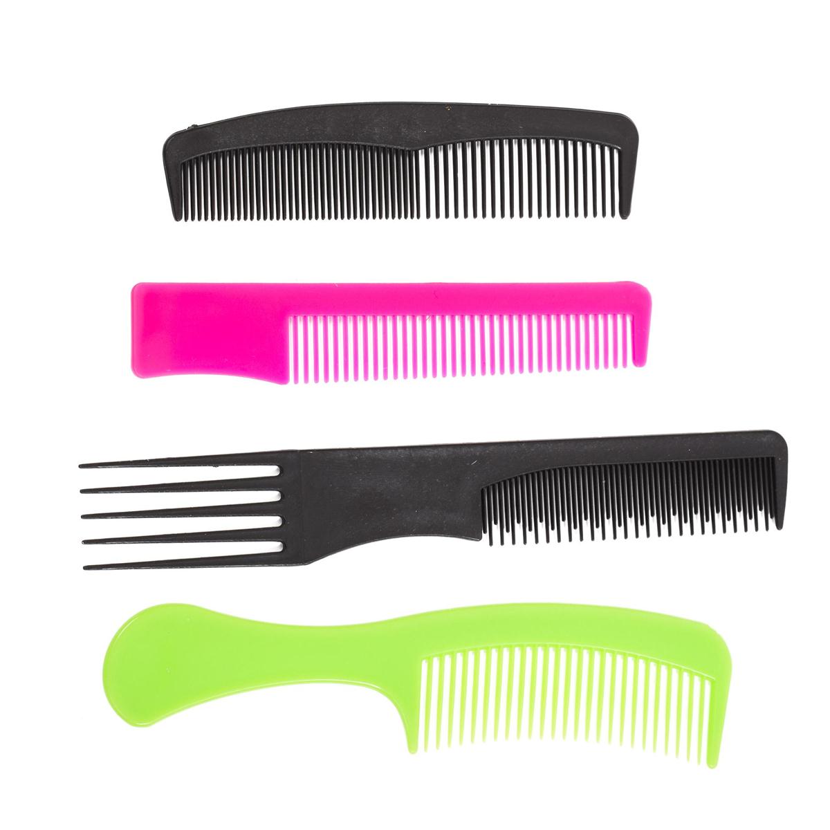 Stylin, 10pc Family Comb Set, Neon Asst. Col., b/c