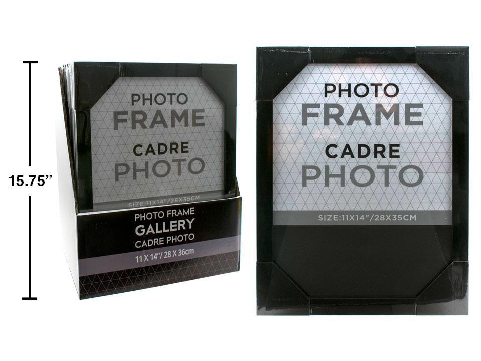 Gallery Frame 11x14", Black, PS, shrink wrap + pdq