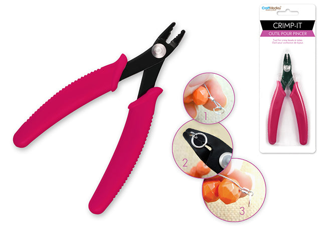 Beading/Jewelry Tool: 'Crimp-It' Tool for Crimp Beads and Tubes