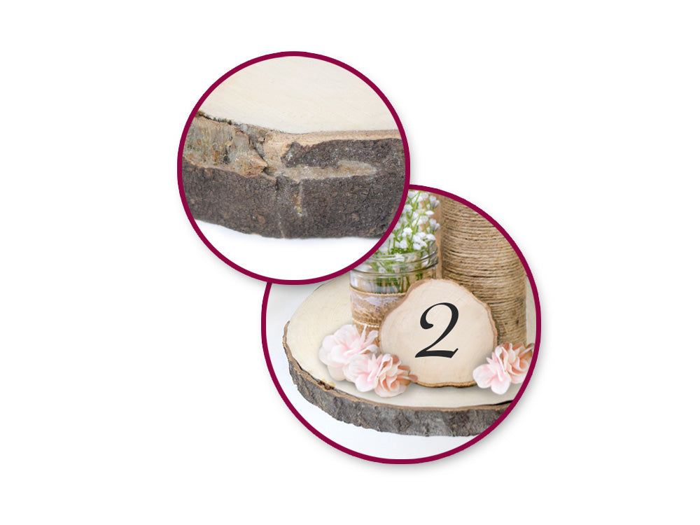 Craftwood: 18cm-20cm Natural Willow Slice 2cm(T)