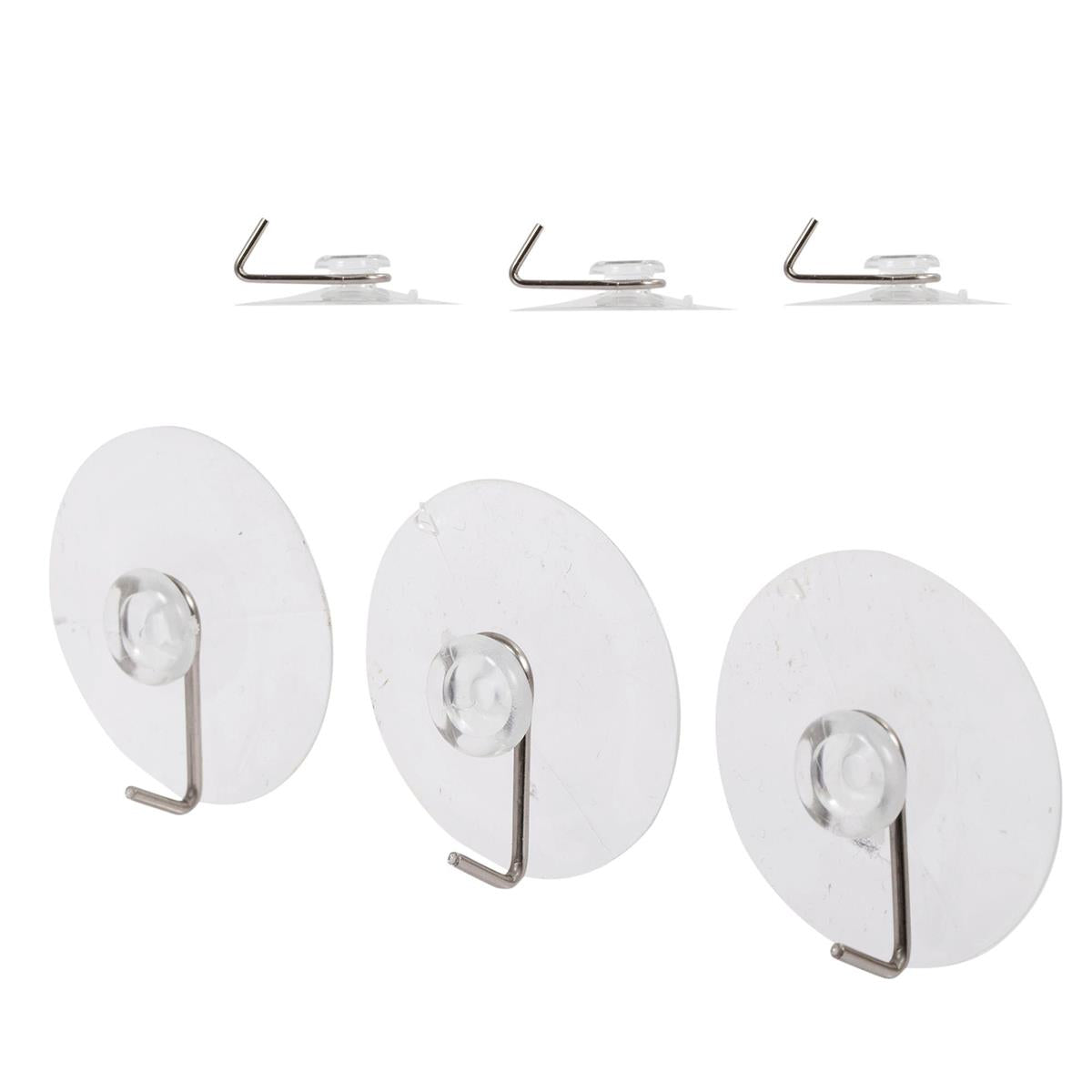 H.E. 3-PC Suction Metal Hooks, 42mm, b/c