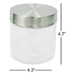 Glass Jar Round