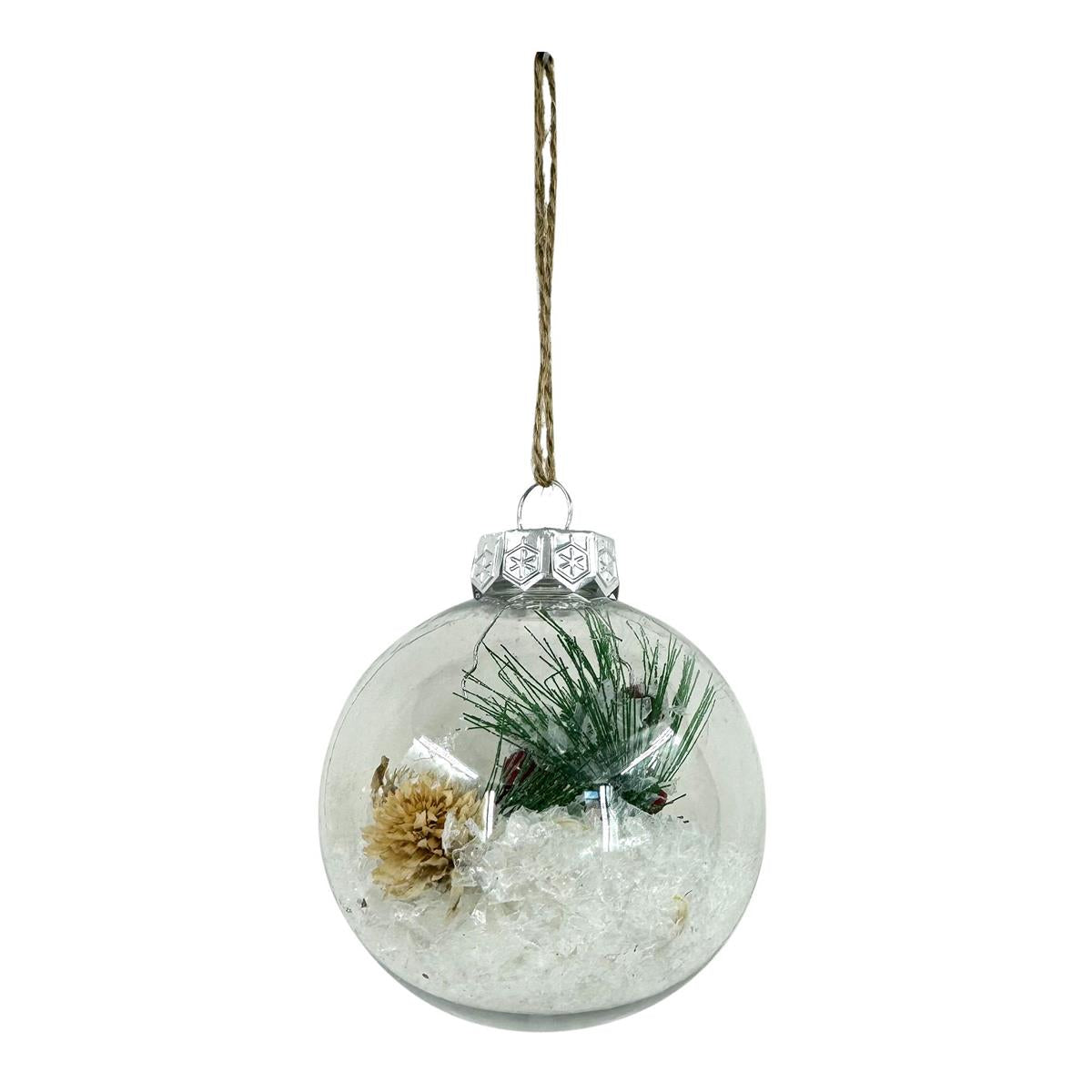 Deco N. Xmas Ornament, 4", cht