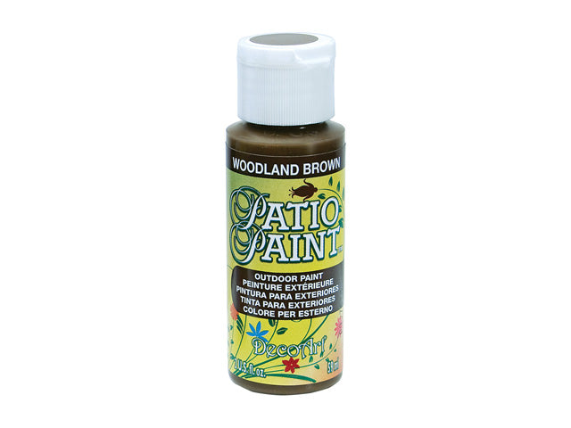 Patio Paint: 2oz Outdoor Paint 1-Step DCP06-75 DCP18 Woodland Brown