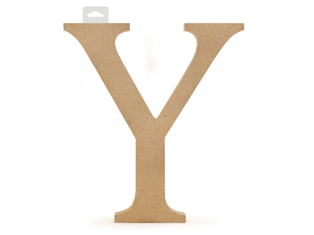 Wood Letters: 5 1/8" MDF Standing Y