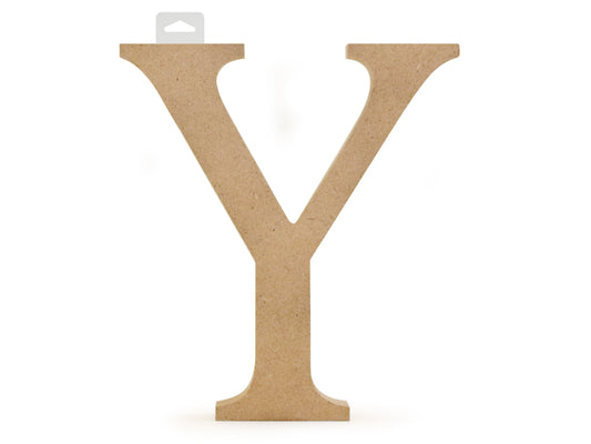 Wood Letters: 5 1/8" MDF Standing Y
