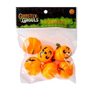 G.Ghouls 6ct 1.75" Plastic Pumpkin, PBH