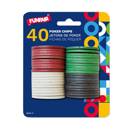 POKER CHIPS - 40PCS