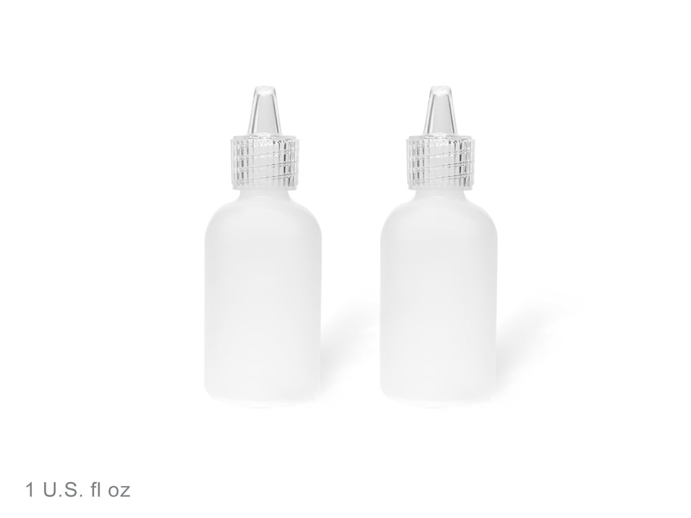 Plastic Bottle: 30ml EZ-Squeeze Glitter Glue Applicator 2pc w/Screw-Top