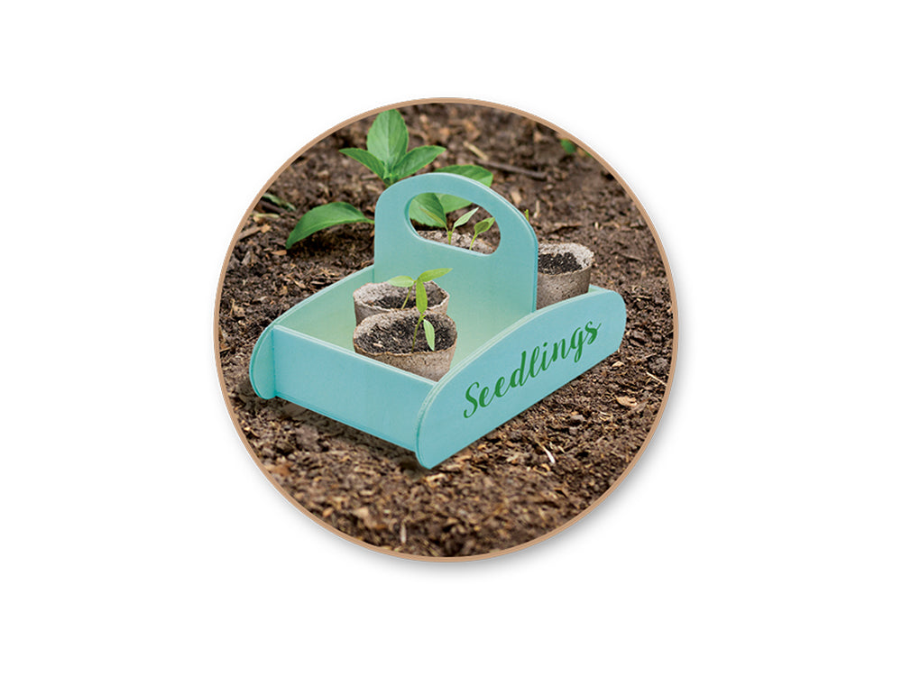 Wood Craft: 7.7"x4.7" Basket Tray 2-Sided