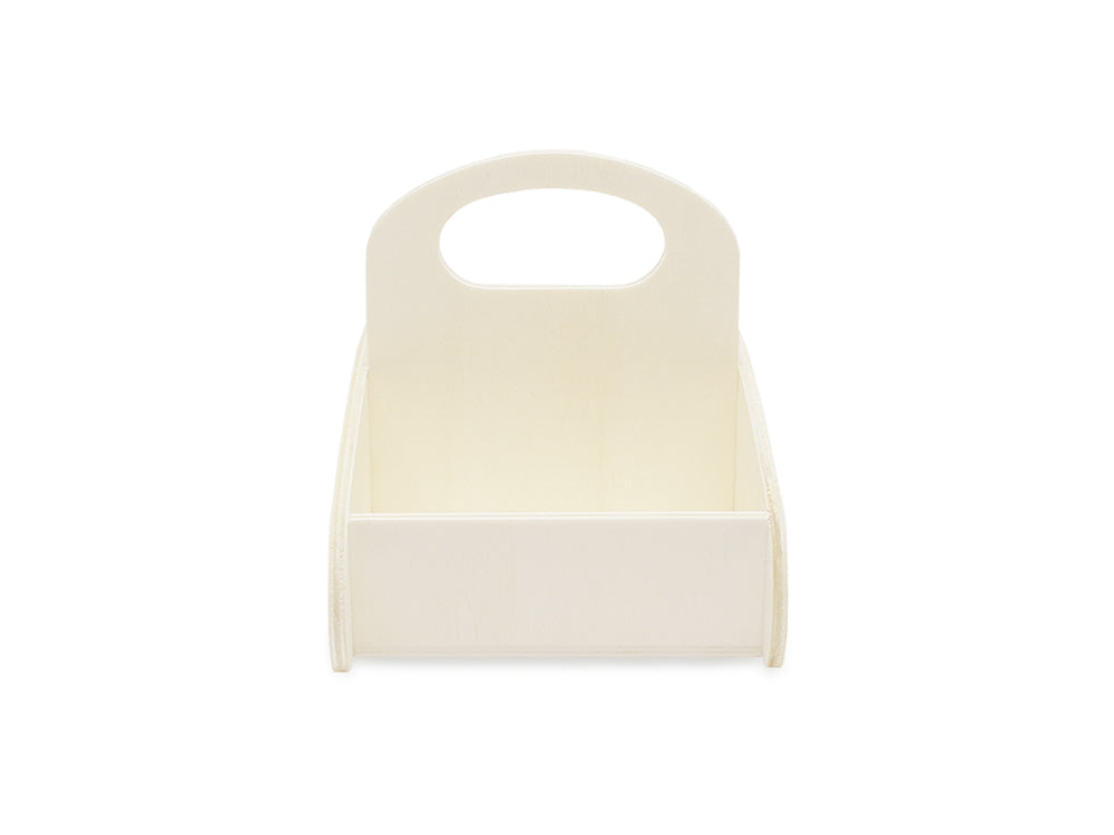 Wood Craft: 7.7"x4.7" Basket Tray 2-Sided