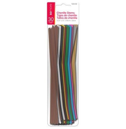 CHENILLE STEMS 30 ASST