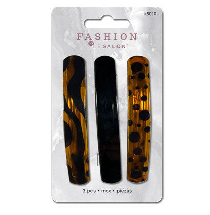 HAIR CLIPS - 3 PCS 8*14cm