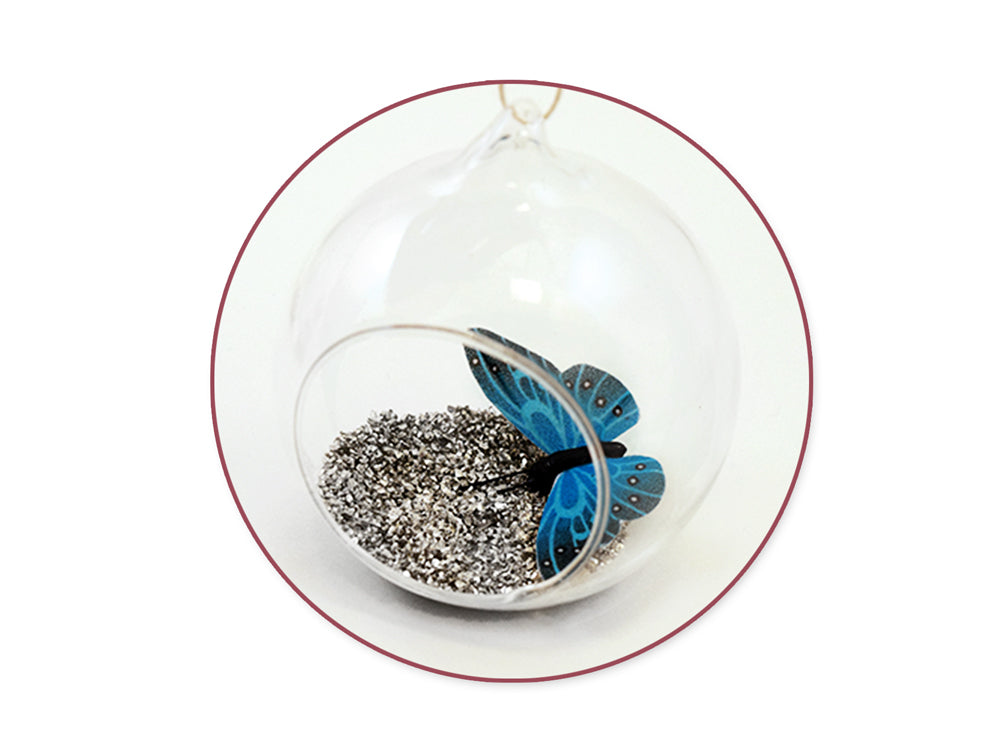 Craft Décor: Micro Beads & Deco Flakes Accent Vials x4 A) Gold/Silver