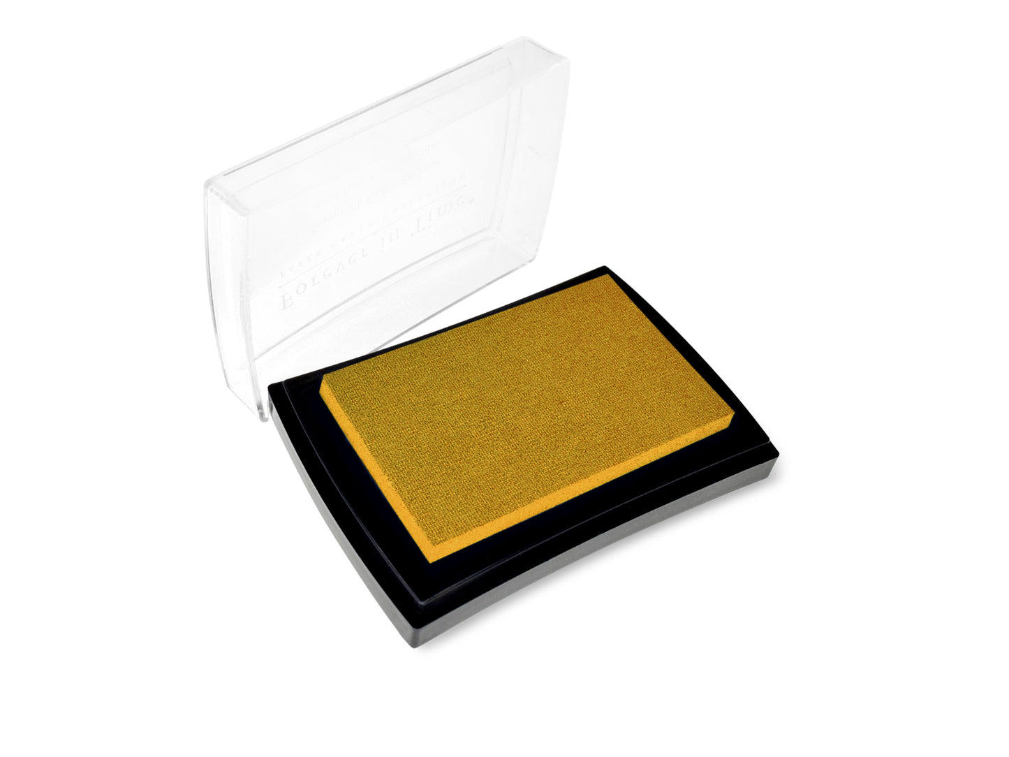 Stamp Ink Pad: 1.5"x2.5" Pigment Solid Color AcidFree D) Gold Metallic