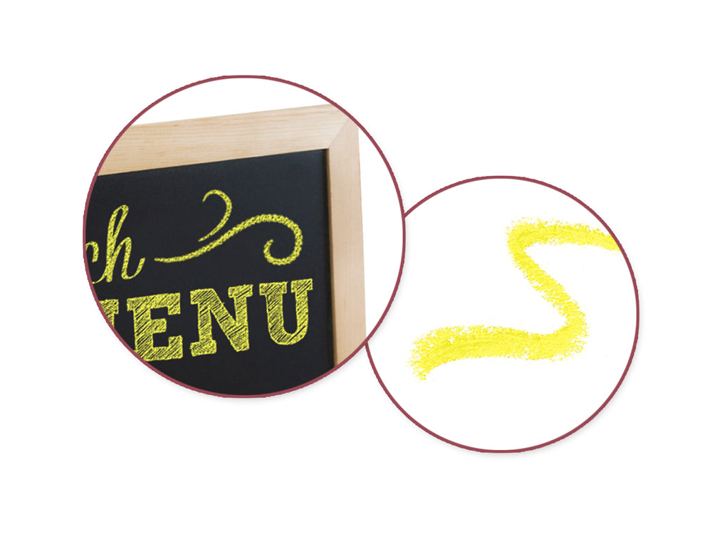 Craft Decor: Chalk Writer Blister-Carded C) Neon Yellow