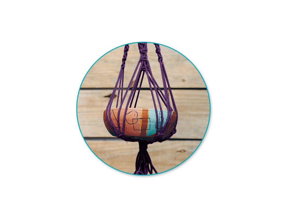Needlecrafters: 4mm Macramé Cord 25yds (22.8m) I) Lilac