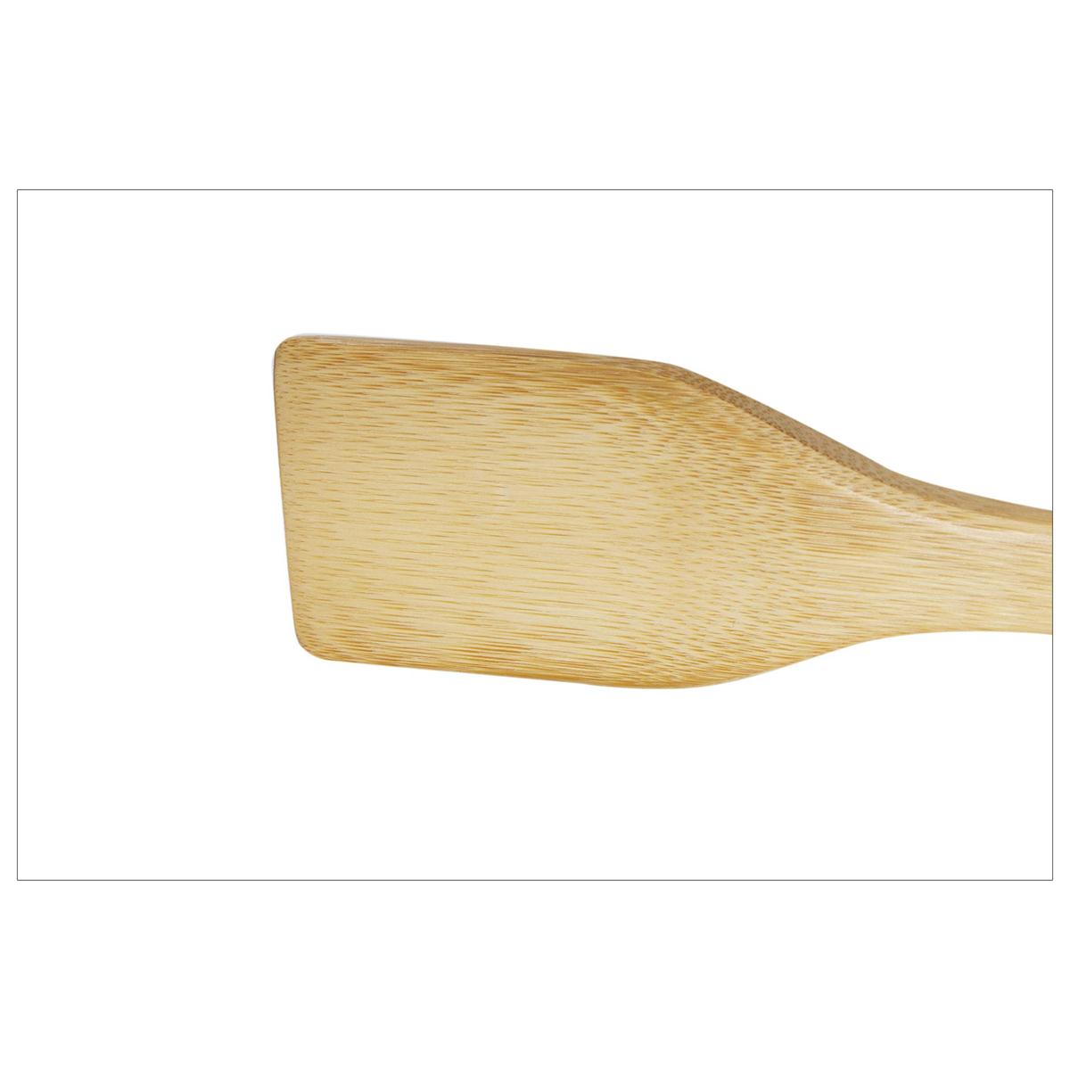 Luciano, 12"L Bamboo Spatula,t.o.c.