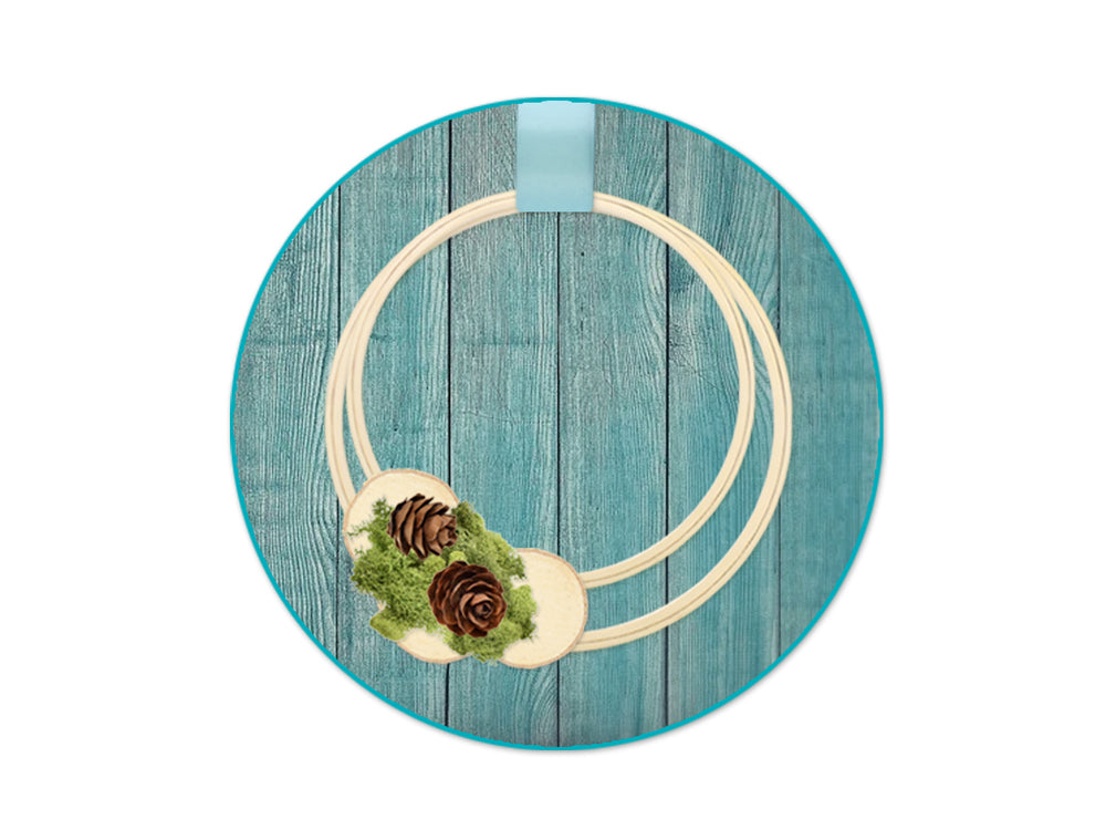 Needlecrafters: 10" Embroidery Hoop w/Brass Clamp