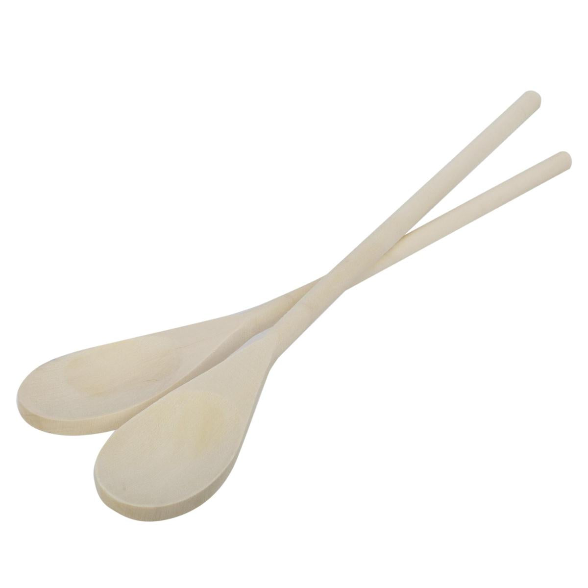 Luciano 2-pc Wooden Mixing Spoon, pbh w/ sleeve card (HZ)(CP)