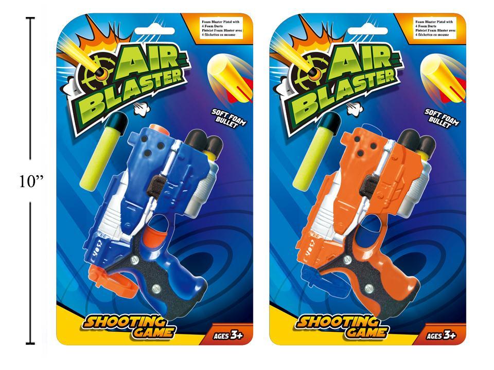 4-pc Foam Blaster, 2 col., b/c (CS)