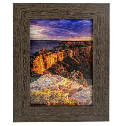 MDF Clip Frame Distressed-5x7 Brown