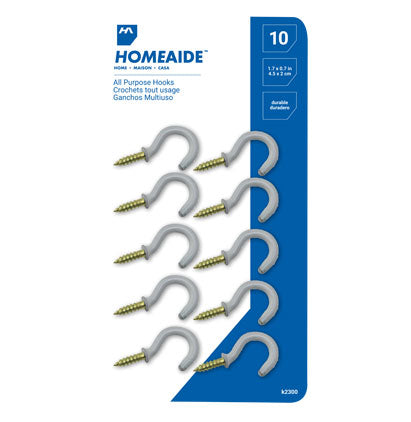 ALL PURPOSE HOOKS (10)