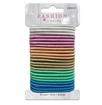 HAIR ELASTIC - 24 PCS 8*14CM