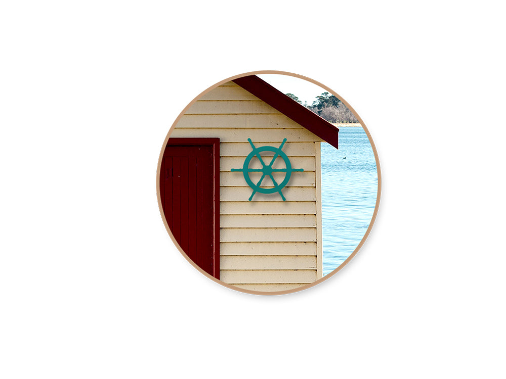 Wood Craft: 12.2" DIY Nautical Wheel 1.2cm(T)