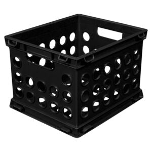 Crate Stackable Mini Black