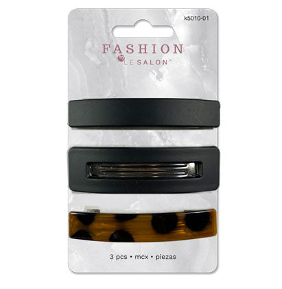 HAIR CLIPS - 3 PCS 8*14cm