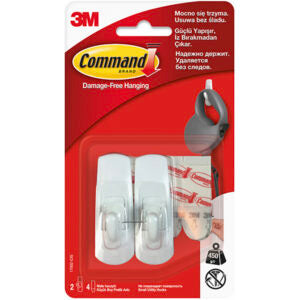 Command Small Hook Strips w/Damage Free Hanging