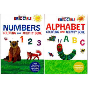 Book Colouring & Activity Numbers Alphabet