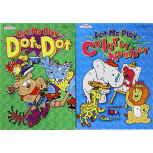 Book Dot to Dot & Color By Number