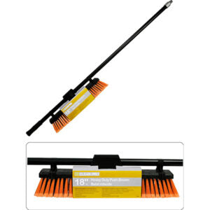 Broom Push Brush Heavy Duty w/Handle