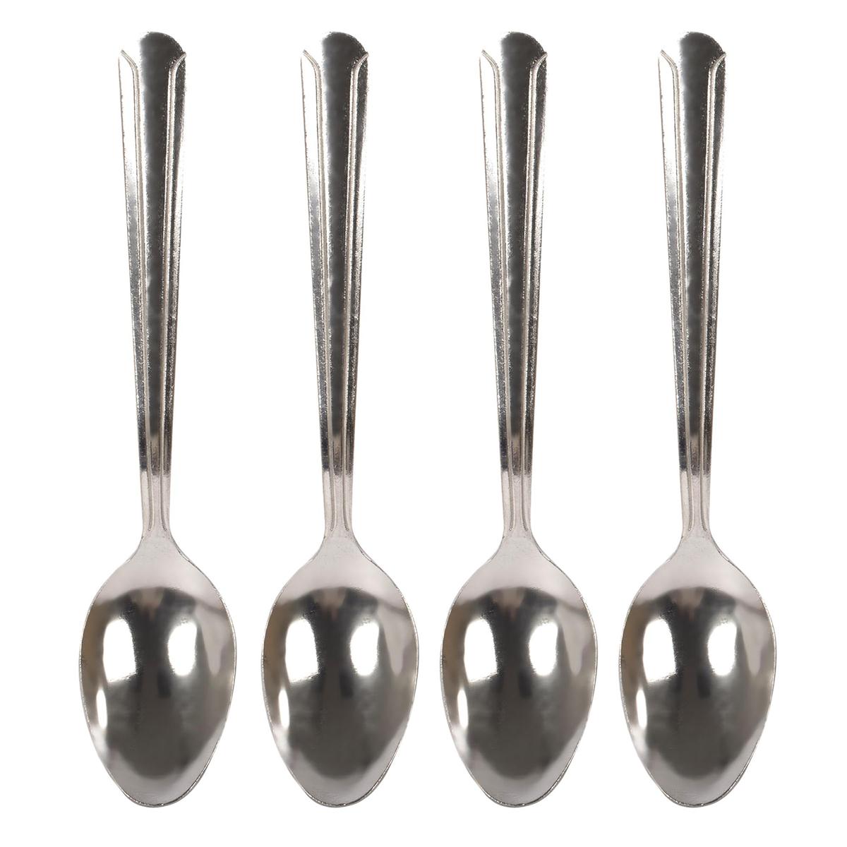 Luciano 4-pc Dlx. S/S Teaspoons, header (HZ)