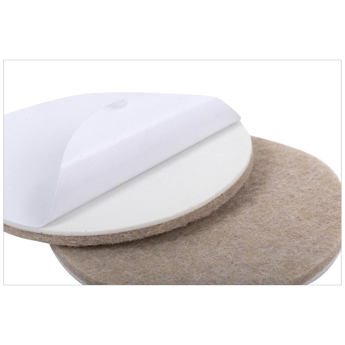 H.E., 56-pc Asst'd Floor Protectors self adhesive, b/c(CS)