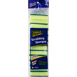 Sponge Scrubber Scourer 12Pk