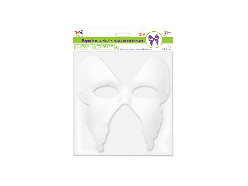 Krafty Kids: 'Diy' Mask W/Elastic Band A) Monarch