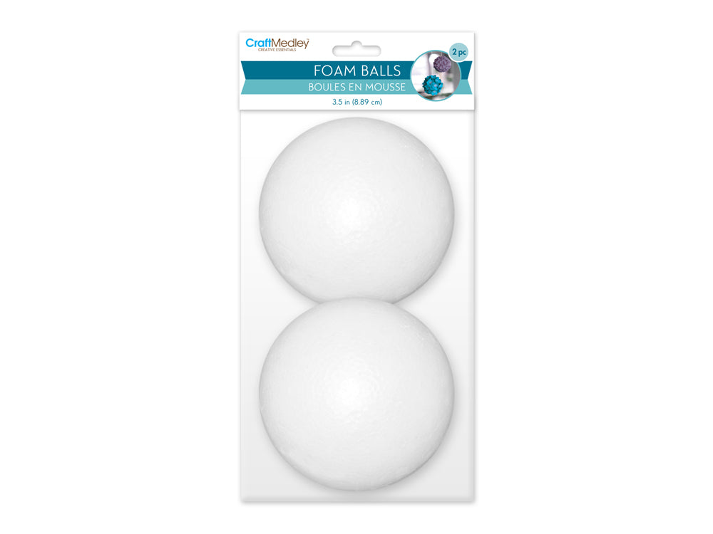 Polyfoam Ball: 3 1/2" 2/pk