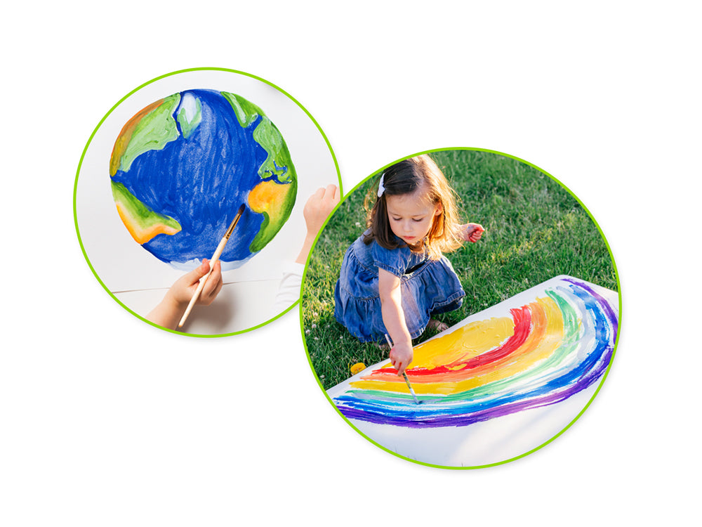 Krafty Kids Paint: 250ml Tempera (8.45oz) B) Royal Blue