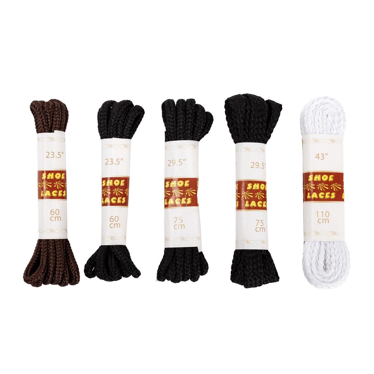 Gino's 5-pc. Shoe & Boot Laces, b/c