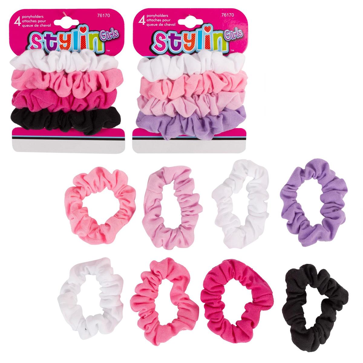 Stylin G, 4pcs Ponyholders 2 asst, h/c
