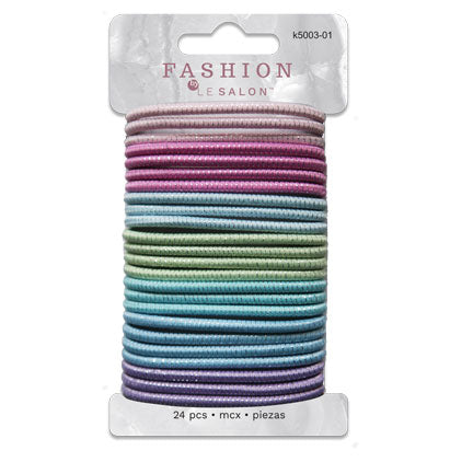HAIR ELASTIC - 24 PCS 8*14CM