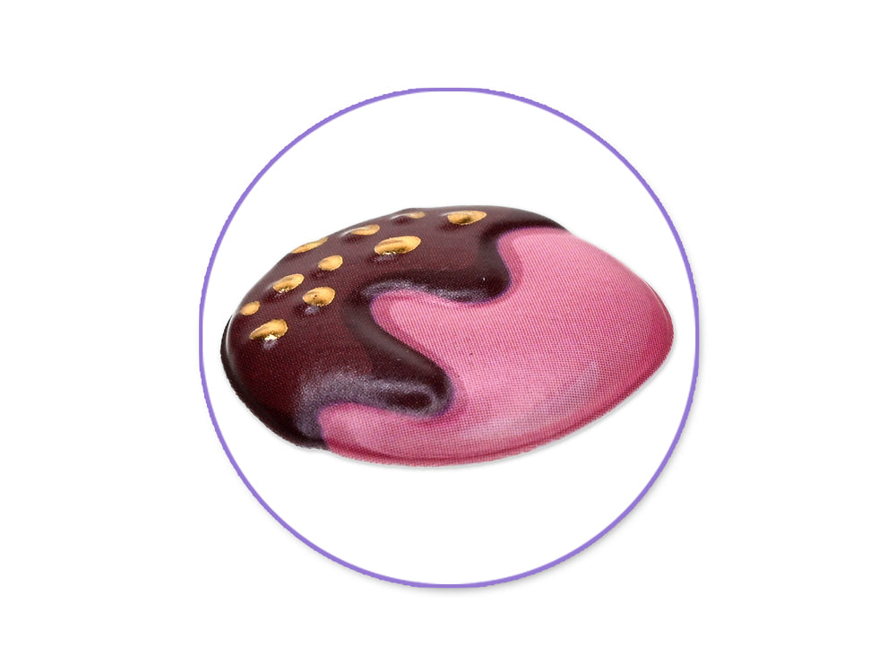 Paper Craft Sticker: 4.1"x7.5" 3D Treats Puffy A) Touch of Strawberry