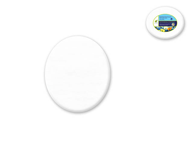 Stretch Artist Canvas: Oval 7"x9" Triple-Primed Back-Stapled