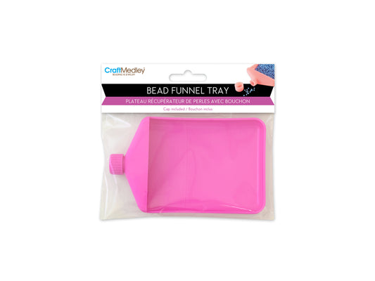 Beading/Jewelry Tool: Bead Funnel Tray w/Cap 12cm Length