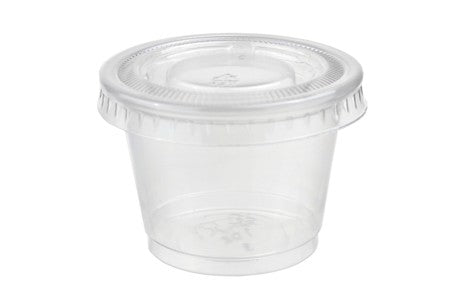 1 OZ PP PORTION CUP AND LID COMBO 25/BAG 36/CS