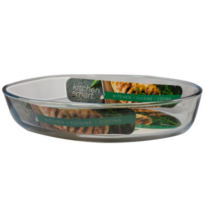 OVAL GLASS BAKING DISH-3L