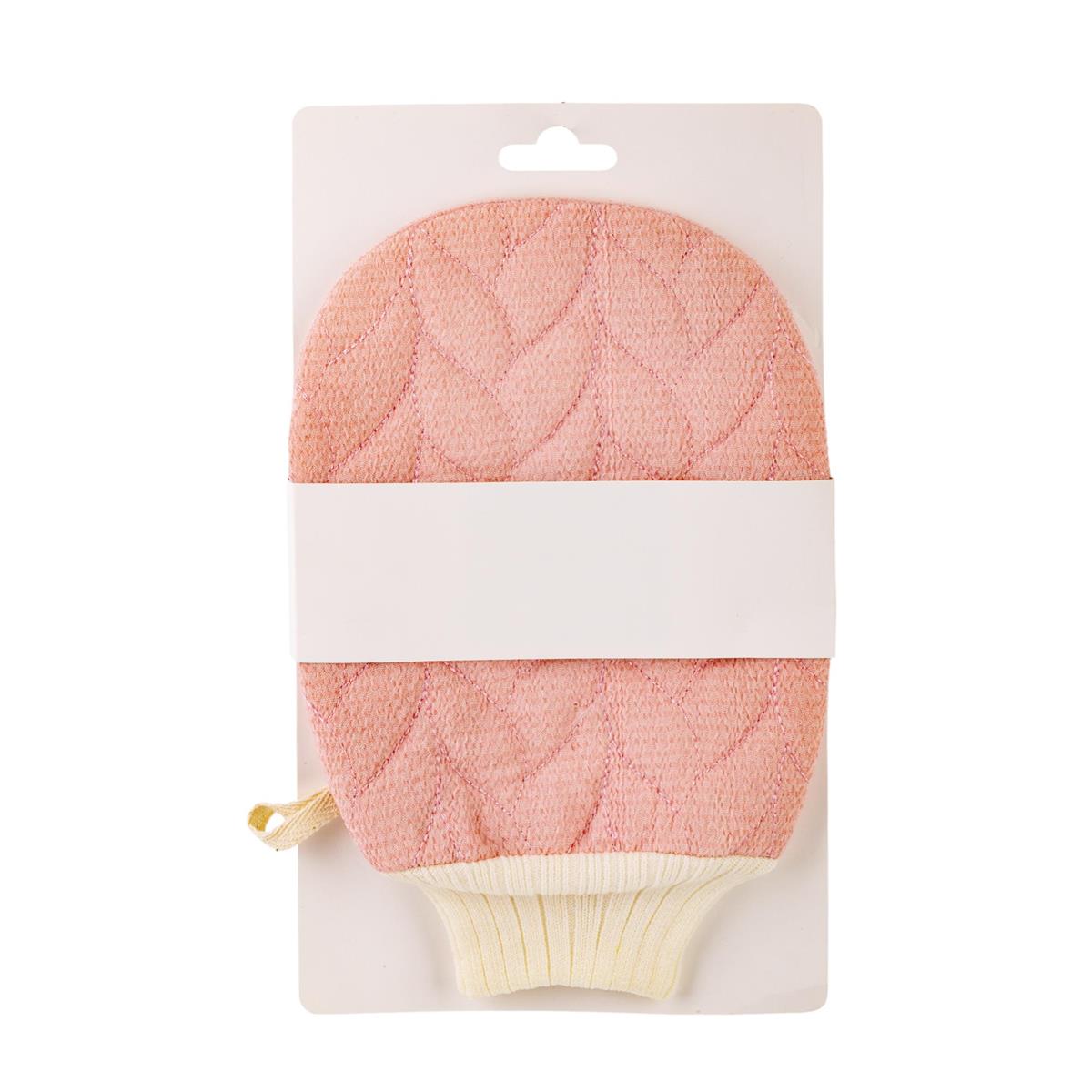 Bodico, Embossed Exfoliating Bath Glove, 22*15cm, wrap card